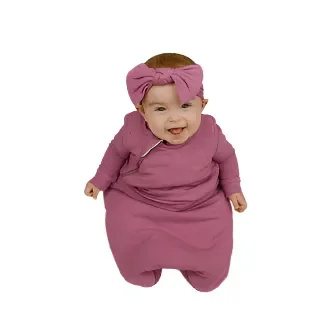 1.5 Tog Sleep Sack – Mellow Mauve Ribbed