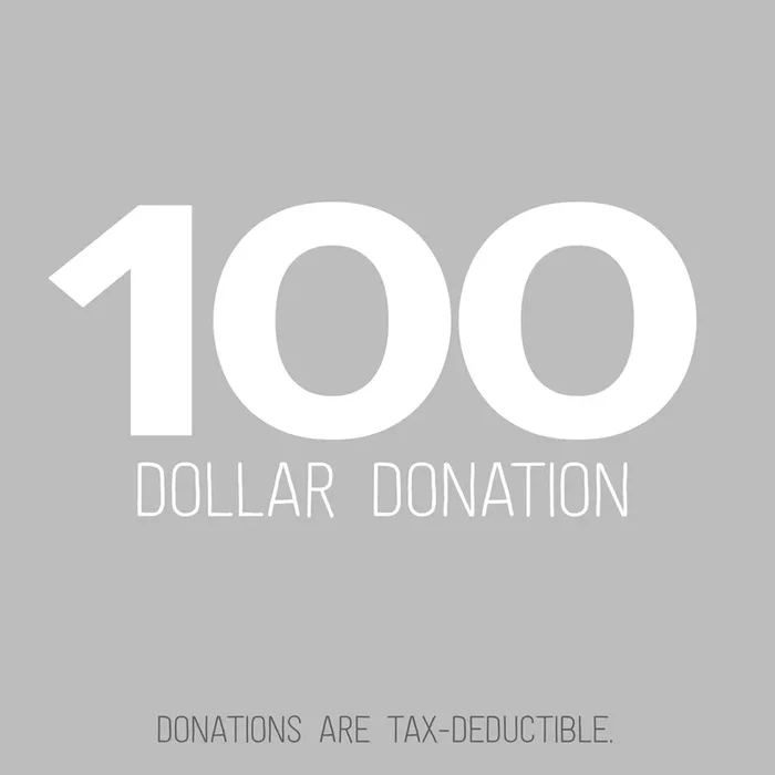 $100 DONATION