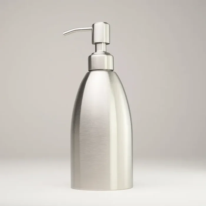 16 Oz Stainless Steel Keeper Bottle | Stainless Steel Pump
