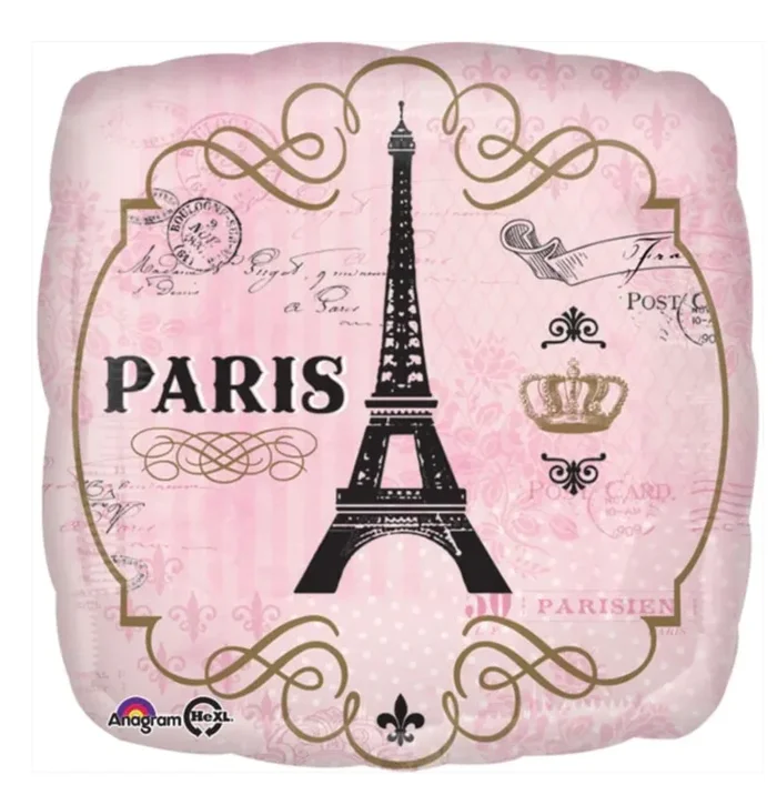 18 ” Pink Paris Balloon