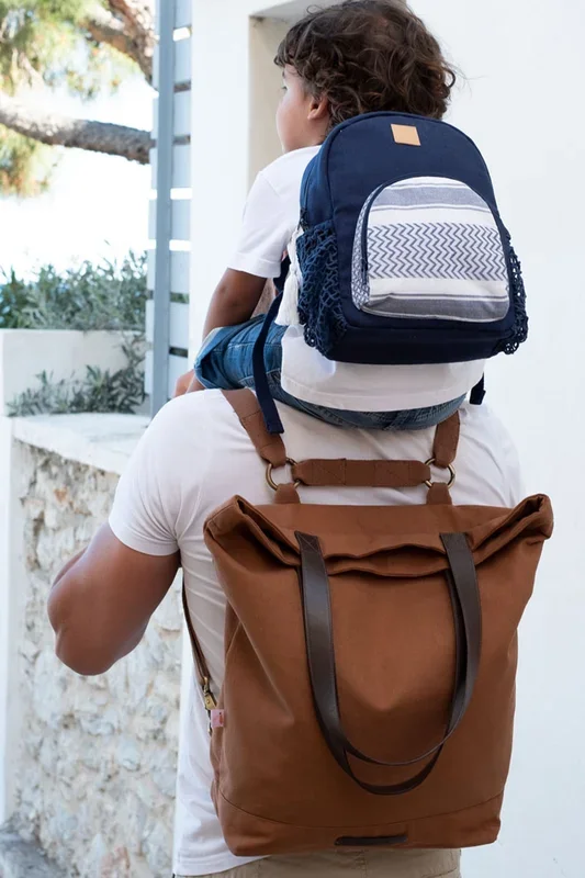 2 in 1 Diaper Bag and Backpack Family Trip