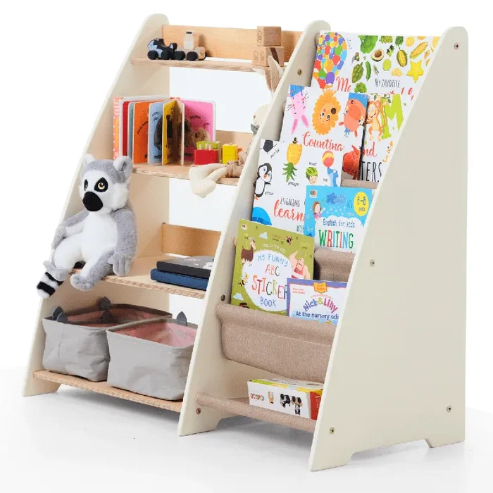 2in1 Montessori Shelf For Books And Toys
