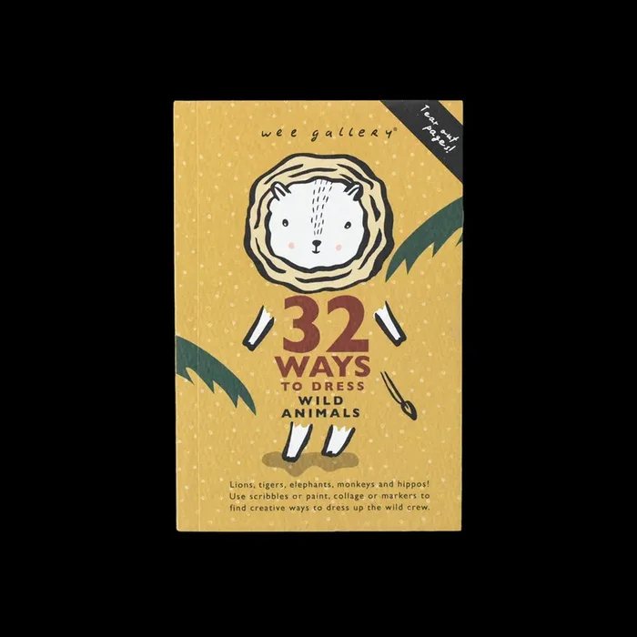 32 Ways To Dress Wild Animals – Activity Book