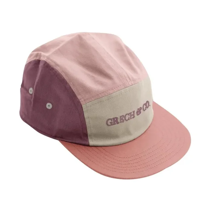 5 Panel Hat | Anti Uv – Blush Bloom + Mauve Rose