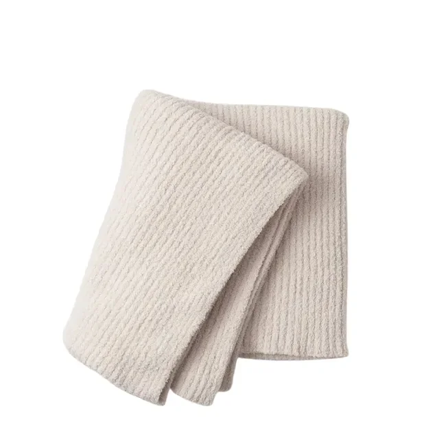 7am Enfant Cushy Ribbed Fuzzy Blanket