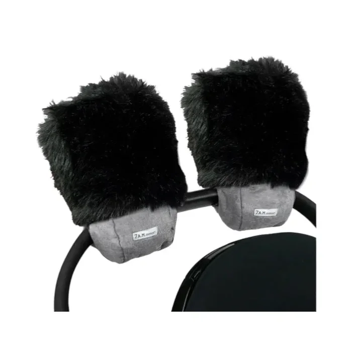 7AM Enfant Warmmuffs – Black Tundra