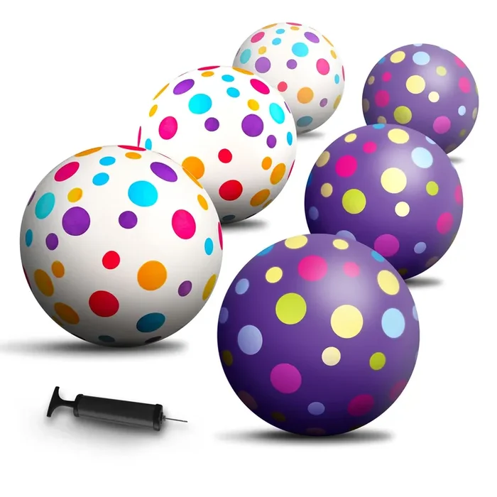 8.5 ” Polka Dotted Balls – Set Of 6