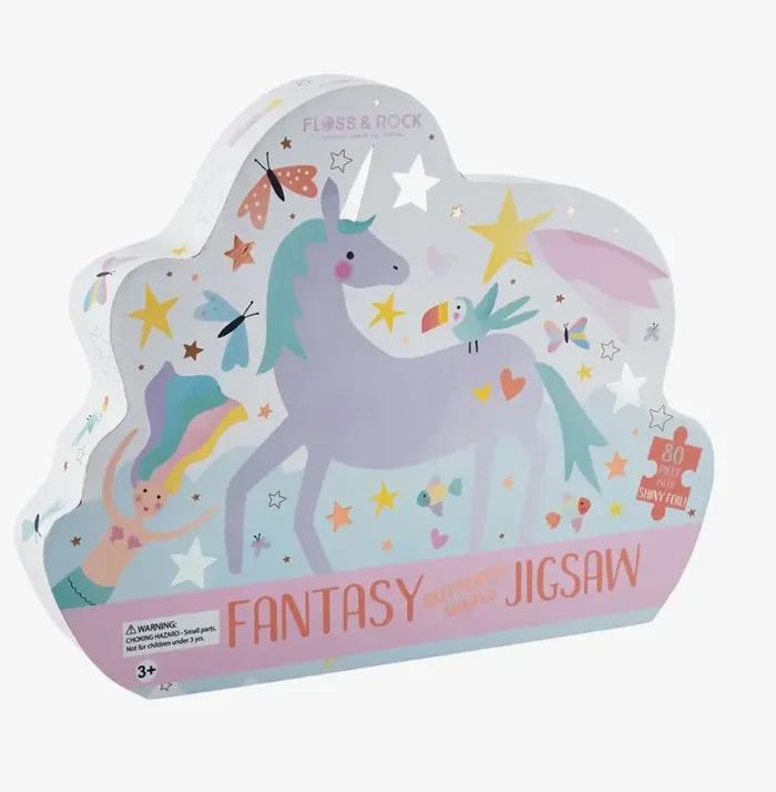 80pc Shaped Jigsaw Box | Butterfly Fantasy