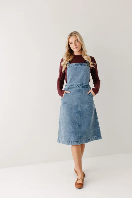 ‘Bailey’ Denim Overall Dress