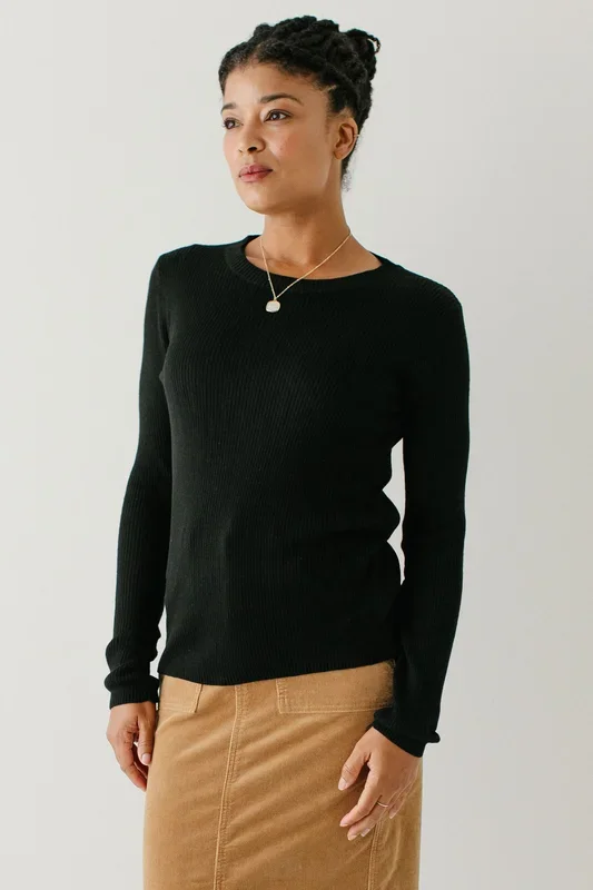 ‘Judah’ Ribbed Sweater Top
