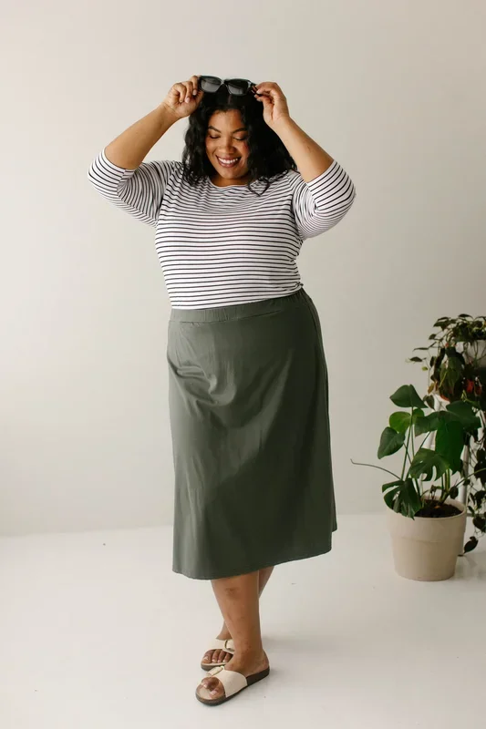 ‘Zoey’ Midi Skort