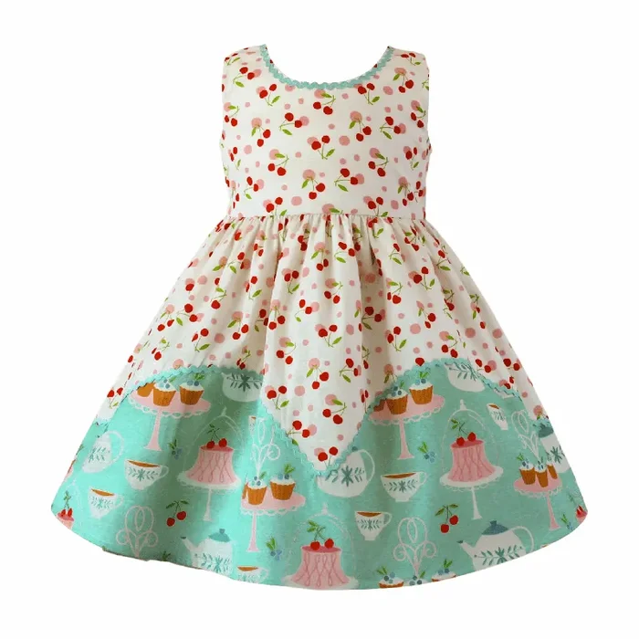 “high Tea ” Vintage Dolores Park Dress W/ Hair Clip