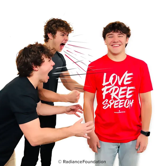 “LOVE FREE SPEECH” Unisex T-Shirt