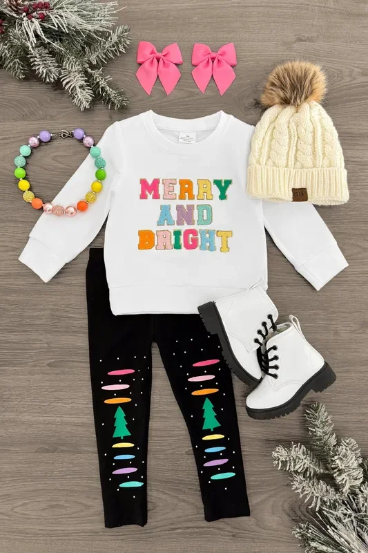 “Merry And Bright ” Legging Set