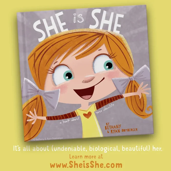 “She is She” book by Bethany and Ryan Bomberger