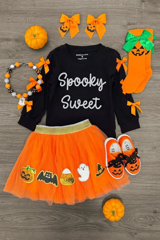 “Spooky Sweet ” Tutu Skirt Set