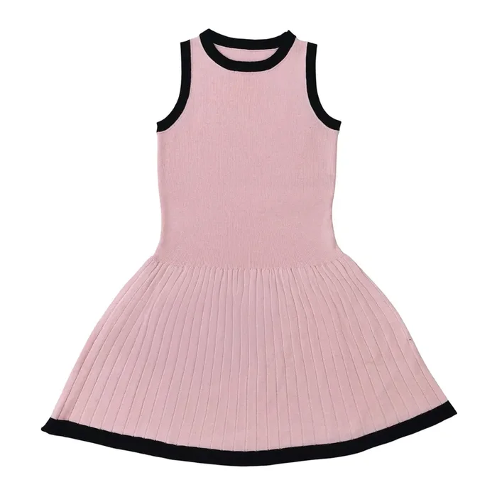 Aa Pink Sweater Knit Dress