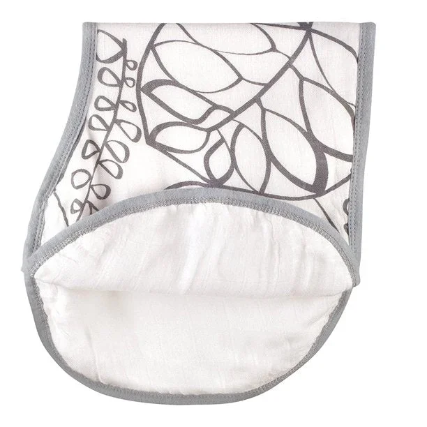 aden+anais Bib Silky Soft in Moonlight-Leafy