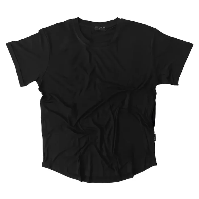 Adult – Bamboo Basic Tee – Black