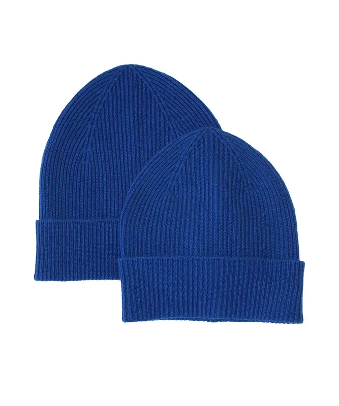 Adult + Mini Beanie Set – Cobalt