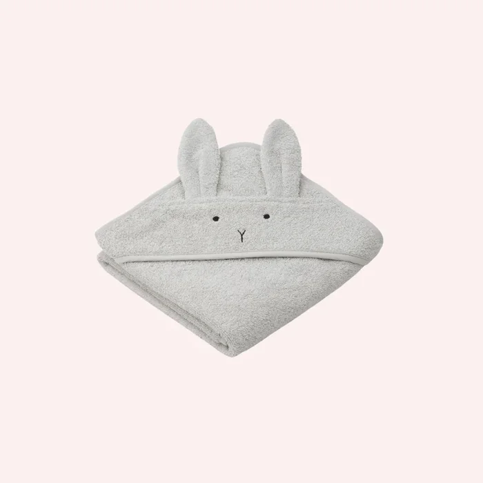 Albert Hooded Baby Towel – Rabbit Dumbo Grey