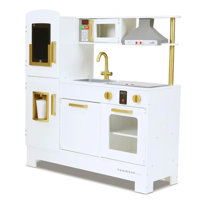 All-in-one Little Chef Munich Play Kitchen With Lights And Sound Effects, White
