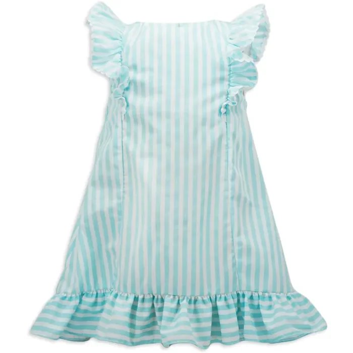 Aqua Stripe Emily Dress