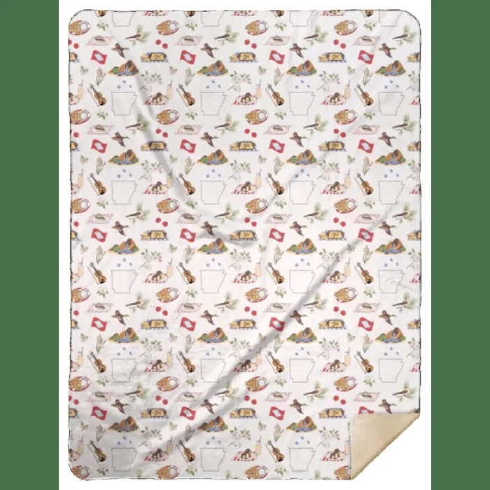 Arkansas Plush Throw Blanket 60×80