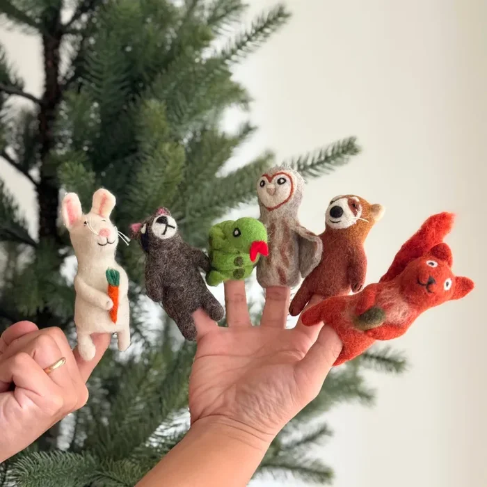 Assorted Forest Animal Finger Puppet – Set Of 6