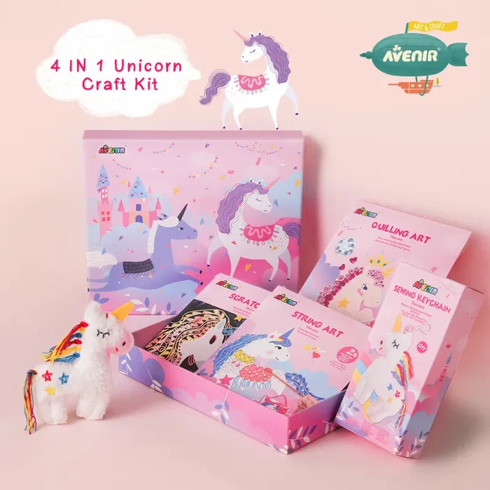 Avenir – 4 In 1 Activity Kit – Unicorn Set