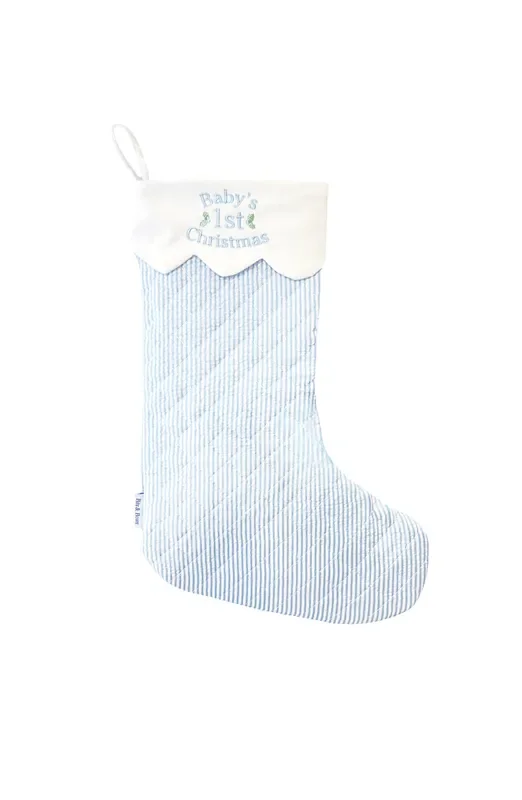 Baby’s 1st Christmas Stocking, Blue