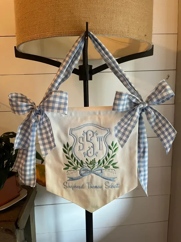 Baby announcement banner