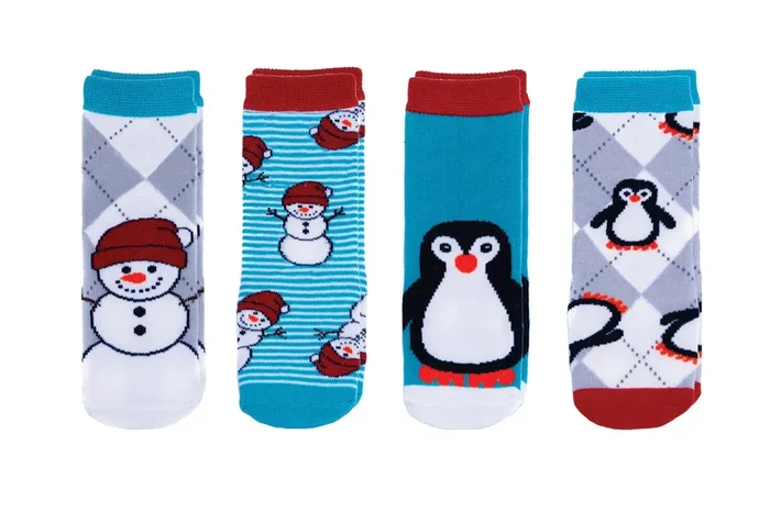 Baby/kids Cabin Socks Set – Snowman | Penguin