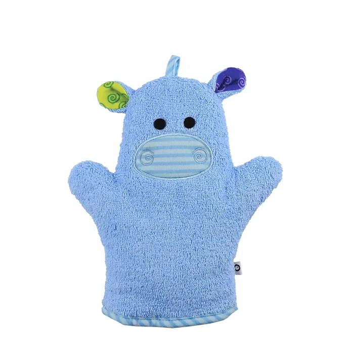 Baby Plush Terry Bath Mitt – Henry The Hippo