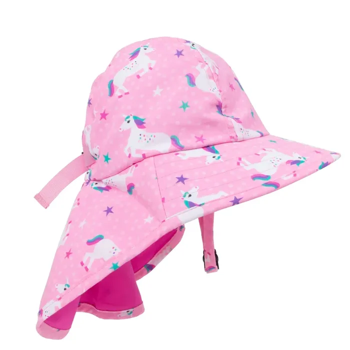 Baby/toddler Cape Sunhat – Unicorn