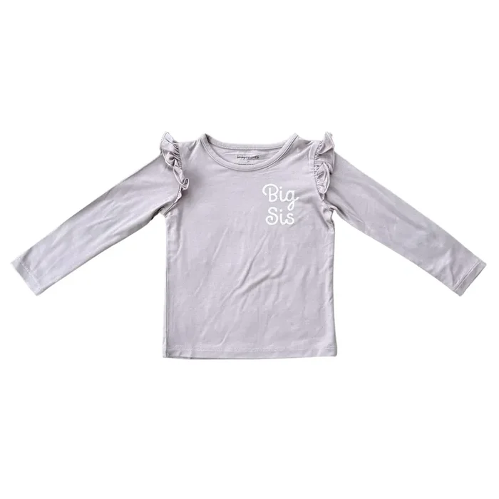 Babysprouts Clothing Company Girl’s Long Sleeve Ruffle Top