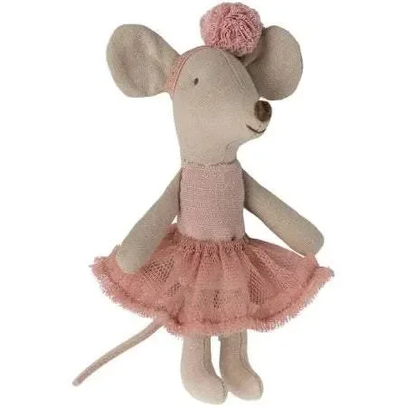 Ballerina Mouse Little Sister in Rose