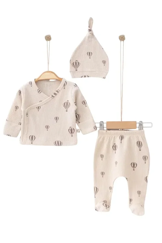 Balloon Baby Clothes Set – 3 Pcs