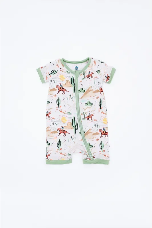 Bamboo Shortie Zip Romper – Billy Western