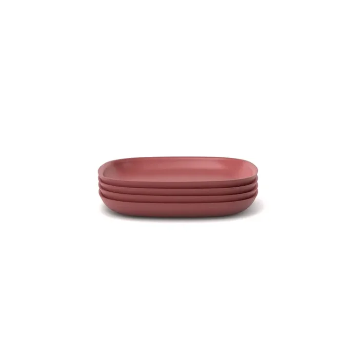 Bamboo Side Plate – 4 Piece Set – Spice