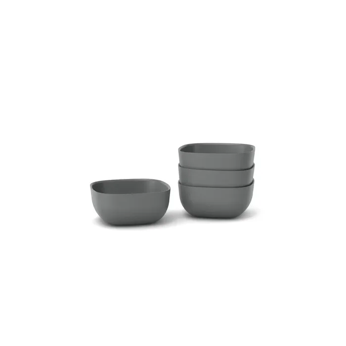 Bamboo Small Bowl – 4 Piece Set – Smoke