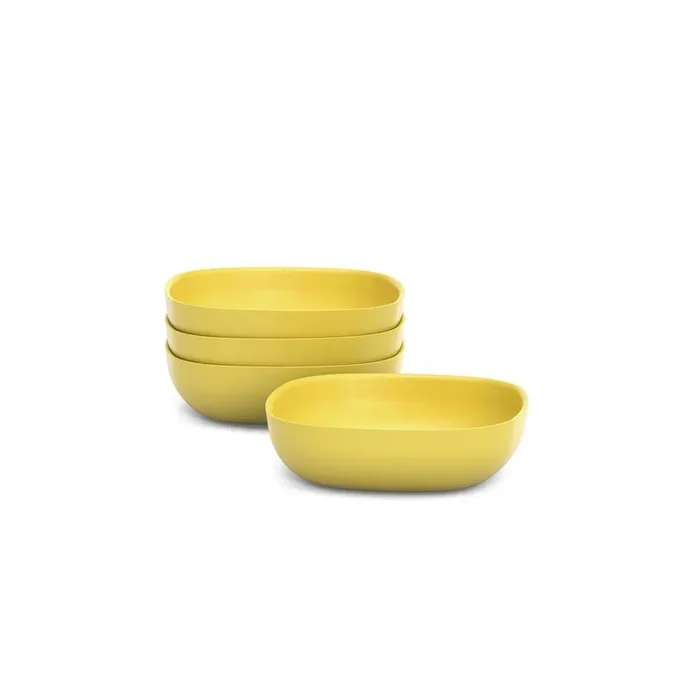 Bamboo Solo Salad Bowl – Set Of 4 – Lemon