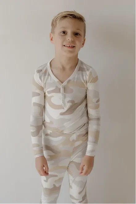 Bamboo Two Piece Pajamas | Camo 2.0