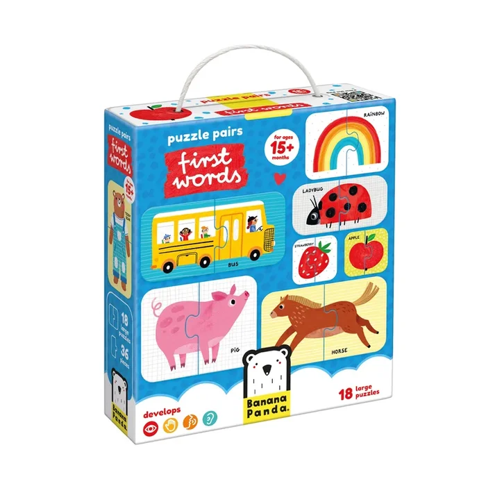 Banana Panda Puzzle Pairs First words