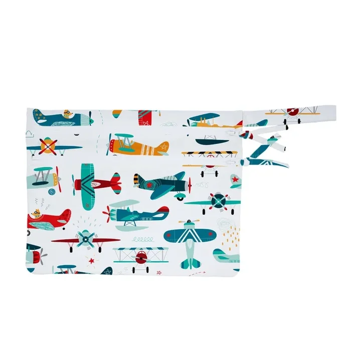 BapronBaby Retro Airplanes Wet Bag