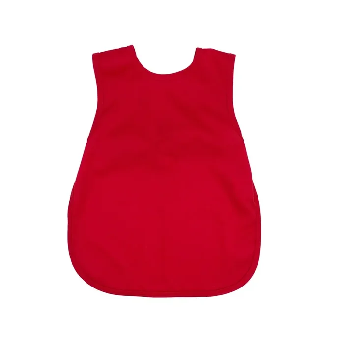 BapronBaby Solid Candy Apple Red Minimalist Bapron