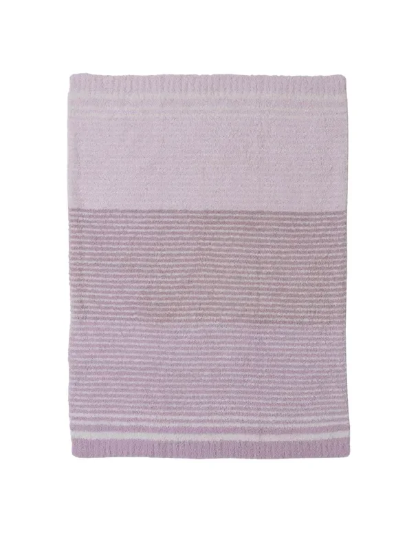 Barefoot Dreams Cozychic Gradient Stripe Stroller Blanket