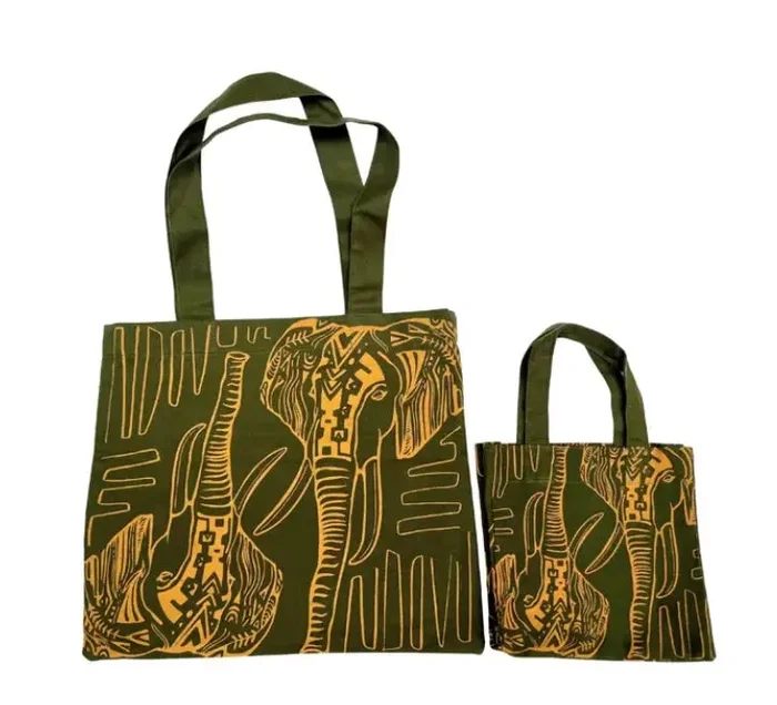 Basecamp Tote Bag – Large & Small | Handmade Canvas Tote