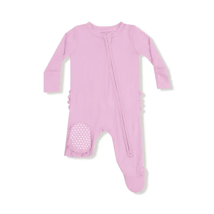 Basics – Pirouette – 2 Way Zipper Ruffle Back Footie