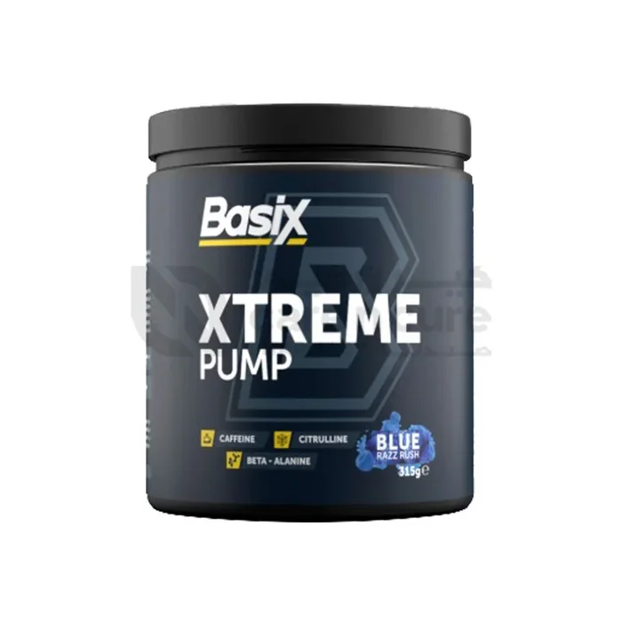 Basix Xtreme Pump – Blue Razz Rush – 330g